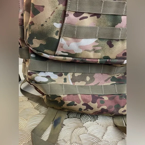 Multicolor Camouflage Outdoor Backpack